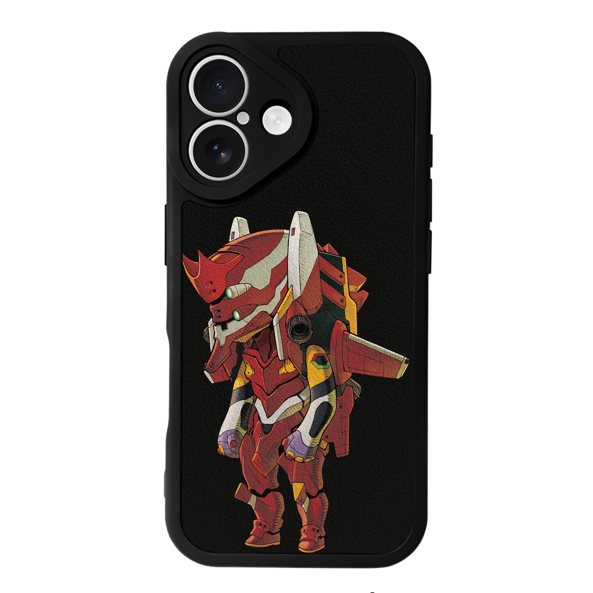 （画像用） EVA 新世紀エヴァンゲリオン 【iPhone 16シリーズ対応】シリコンスマホケース（レザー調） 材質：シリコン